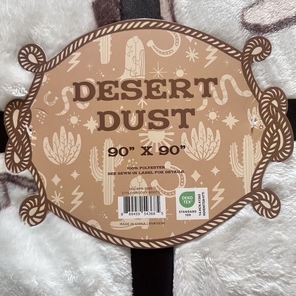 Desert Dust Queen Size Fleece Blanket - Picture 2 of 2